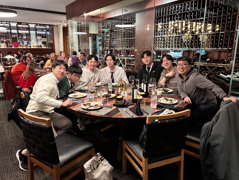 Dinner at the conference