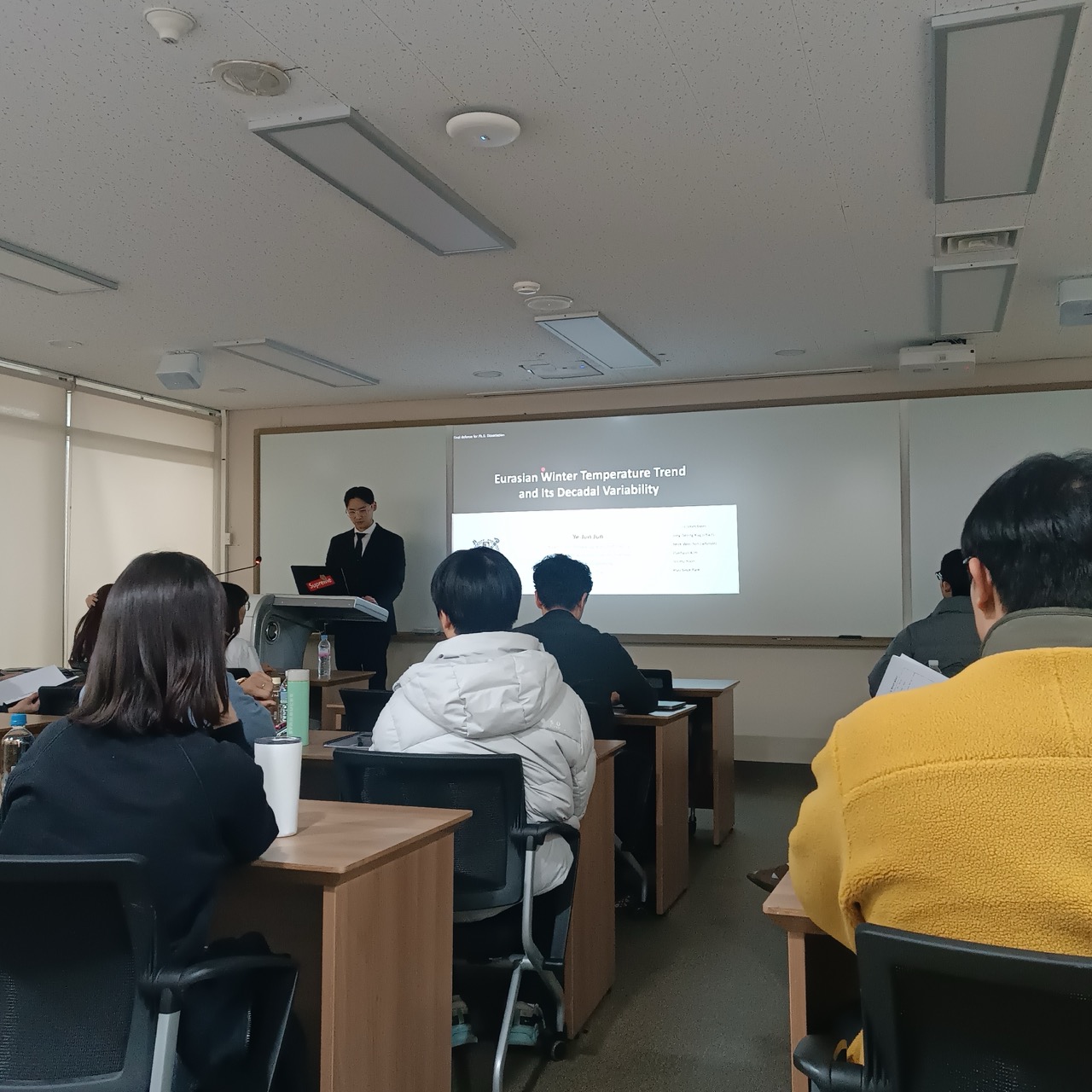 Defending my thesis